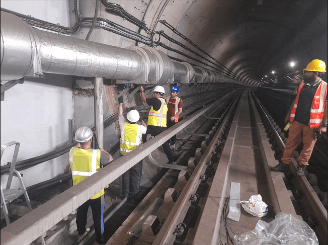 Leak Detection System Installation – Doha Metro Green Line Underground Tunnels